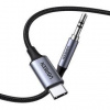 Kábel Ugreen CM450 USB-C, to 3.5mm AUX mini jack, 1m