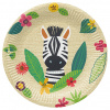 Papierový tanier PAW Eco 23 cm Jungle Friends / 8 ks