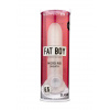 Fat Boy Micro Ribbed - návlek na penis (17 cm) - biely