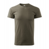 Pánske tričko Malfini Basic 129 - veľkosť: 3XL, farba: army