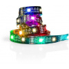 inteligentný led pásik pre tv 5v 60led/m ip20 4w rgb nedis btls20rgbw 2m bluetooth tuya
