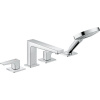 HANSGROHE Metropol 4-otvorová batéria na okraj vane, s plnými pákami, vyloženie výtoku 197 mm, chróm, 32553000