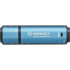 Kingston IronKey Vault Privacy 50/64GB/USB 3.2/USB-A/Modrá