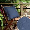 Eurofirany Záhradná nepremokavá obliečka na vankúšik GARDEN 16G námornícky štýl modrá Polyester 45x45 cm