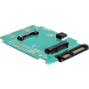 DeLock adaptér SATA 22 pin na mSATA (61881)