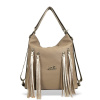 Dámska béžová taška cez rameno, batoh Zellia 24100 35 x 33 x 12 cm