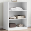 Šatník biely 77x48x102 cm kompozitné drevo-ForU-840821