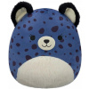 SQUISHMALLOWS Modrý gepard s chlpatým bruškom Spotts 30 cm