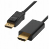 KÁBEL DISPLAY PORT - HDMI POZLÁTENÝ 2 M HQ VYSOKÁ KVALITA OBRAZU