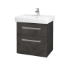 Dreja Umývadlová skrinka Q MAX SZZ2 60 - D16 Tmavý betón / Úchytka T01 / D16 Tmavý betón