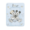 Dětská přebalovací podložka Ceba měkká na komodu 50x70 Disney Minnie & Mickey Blue (Dětská přebalovací podložka na komodu CEBA 50x70 Disney Minnie & Mickey Blue)