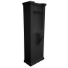 Kerasan WALDORF pisoár 44x124,5cm, vrátane sifónu a upevňovacej sady, čierna mat 413131