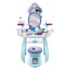 Kozmetický stolík so stoličkou Frozen Hairdresser Smoby so srdiečkovým zrkadlom a doplnkami SM320245