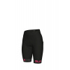 Letné cyklistické nohavice ALÉ dámské SOLID TRAGUARDO black-fluo pink