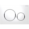 Geberit 115.882.KJ.1 SIGMA 20 ovládacie tlačidlo, Plast, Biela/Chróm Lesklý/Biela GEB 115.882.KJ.1