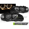 TUNINGTEC Predné svetlá BMW E46 04/99-03 coupe cabrio Angel Eyes černá