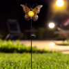 LED solárna záhradná dekorácia motýľ 102 cm PRO-70489