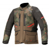 bunda ANDES DRYSTAR, TECH-AIR 5 kompatibilní, ALPINESTARS (tmavě zelená camo/černá/červená, vel. 3XL) M100-624-3XL