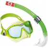 Dětský šnorchlovací set Aqualung MIX lime