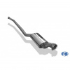 Fox Sportauspuff přední díl s tlumičem pro Audi Urquattro s motorem 2.2 10V Turbo Ø63,5 mm