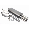 TATechnix športový tlmič výfuku 2x76mm VW Passat 3 limuzína (3A2)