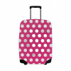 Obal na kufor CASEMATES Polkadot L - ružová