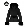 Dámska bunda Goldbergh Giselle Faux Border Ski Jacket Black