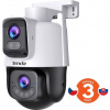 Tenda RH9-WCA - Venkovní otočná Dual Lens IP65 Wi-Fi 6 MPx kamera, noční LED, audio, detekce, CZ app 75012014