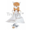 Plyšová líška na maznanie Fox Unicef Collection Doudou et Compagnie v darčekovom balení oranžová 12 cm od 0 mes DC3786