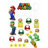 Výtlač na tortu cukrová hmota SUPER MARIO