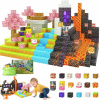 VEĽKÁ SADA MAGNETICKÝCH KOCIEK MINECRAFT, VZDELÁVACIA STAVBA 79 KOCIEK