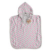 XKKO BMB Scandinavian Cross Bambusové pončo baby pink 1