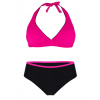 Mária dvojdielne plavky na zaväzovanie P404-42 M ružová