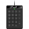 GENIUS NumPad 110/ Drátová/ USB/ slim design/ černá 31300016400
