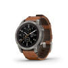 GARMIN FENIX 7 PRO SAPPHIRE SOLAR, TITANIUM, CHESTNUT LEATHER BAND 010-02777-30 + CHATEAU BELA DARCEKOVY POUKAZ 100EUR