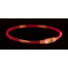 Flash light ring USB, blikací obojok, viacfarebný S-M: 40 cm/ o 8 mm