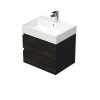 Swiss aqua technologies Koupelnová skříňka s umyvadlem SAT Cube Way 60x47,5x46 cm hnědá mat CUBE3D46602ZHSAT