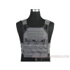 EmersonGear Vesta s imitáciou plátov a trojitou sumkou M4 Jumper Plate Carrier - Wolf Grey