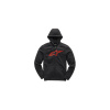 mikina AGELESS II FLEECE, ALPINESTARS (černá/červená, vel. 2XL) M180-321-2XL