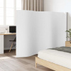 vidaXL Paraván biely 165x600 cm bambus - Biela - 199631-133364