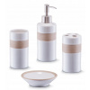 Súprava doplnkov do kúpeľne KERAMIKA BÉŽOVÁ