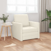 zahrada-XL Pohovka na spanie 2 v 1 Krémová 74x77x81 cm Velvet 4106620