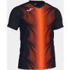 Joma Dres OLIMPIA T-SHIRT BLACK-ORANGE S/S Veľkosť: 2XS