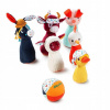 Zručnostná hra FARMA plyšové kolky s loptou LILLIPUTIENS 12m+ Lilliputiens