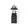 Cestovný adaptér USB NEDIS WCPD18WU102BK pre použitie zo SR vo Veľkej Británii