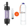 Sada vodního filtru Sawyer MINI Violet + skládací láhev CNOC Vesica 1l