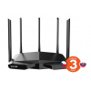 Tenda TX27 Pro AXE5700 WiFi6E Router, 1x GWAN, 3x GLAN, IPv6, BSS Colo
