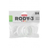 Komponenty Rody 3-spojovací krúžok biely 4ks Zolux