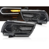Dodge Charger LX II 2011-2015 - predné LED svetlá čierna