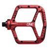 OneUp Components OneUp Flat Pedal Aluminum, pedále - Red